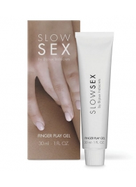 Гель для мастурбации с ароматом кокоса Slow Sex Finger Play Gel - 30 мл. - Bijoux Indiscrets - купить с доставкой в Астрахани