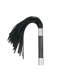 Черная плеть Easytoys Flogger With Metal Grip - 38 см. - Easy toys - купить с доставкой в Астрахани