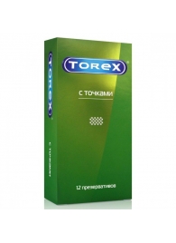 Текстурированные презервативы Torex  С точками  - 12 шт. - Torex - купить с доставкой в Астрахани