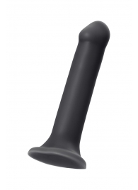 Черный фаллос на присоске Silicone Bendable Dildo XL - 20 см. - Strap-on-me - купить с доставкой в Астрахани