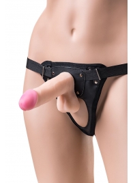 Телесный страпон на трусиках Realstick Hunter - 14,5 см. - ToyFa - купить с доставкой в Астрахани