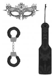 Черный игровой набор Introductory Bondage Kit №4 - Shots Media BV - купить с доставкой в Астрахани