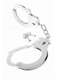 Металлические серебристые наручники Designer Metal Handcuffs - Pipedream - купить с доставкой в Астрахани