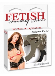 Металлические серебристые наручники Designer Metal Handcuffs - Pipedream - купить с доставкой в Астрахани