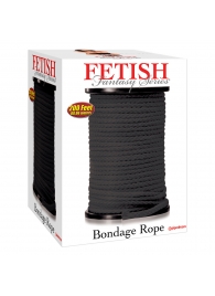 Черная веревка для связывания Bondage Rope - 60,9 м. - Pipedream - купить с доставкой в Астрахани