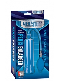 Синяя вакуумная помпа MENZSTUFF PENIS ENLARGER - Dream Toys - в Астрахани купить с доставкой