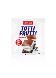 Пробник гель-смазки Tutti-frutti со вкусом тирамису - 4 гр. - Биоритм - купить с доставкой в Астрахани