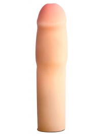 Телесная насадка-удлинитель на пенис PERFORMANCE 1.5INCH COCK XTENDER - 16 см. - Blush Novelties - в Астрахани купить с доставкой