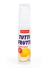 Гель-смазка Tutti-frutti со вкусом сочной дыни - 30 гр. - Биоритм - купить с доставкой в Астрахани