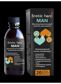 Мужской биогенный концентрат для усиления эрекции Erotic hard Man - 250 мл. - Erotic Hard - купить с доставкой в Астрахани