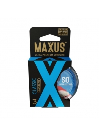 Классические презервативы в пластиковом кейсе MAXUS Classic - 3 шт. - Maxus - купить с доставкой в Астрахани
