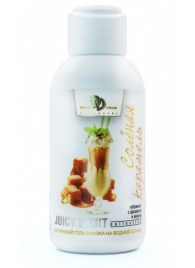 Интимный гель-смазка JUICY FRUIT с ароматом солёной карамели - 100 мл. - БиоМед - купить с доставкой в Астрахани