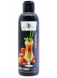 Интимный гель-смазка JUICY FRUIT с ароматом солёной карамели - 200 мл. - БиоМед - купить с доставкой в Астрахани