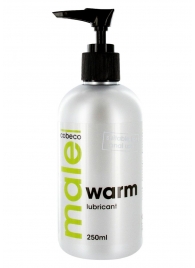 Лубрикант с согревающим эффектом MALE Cobeco Warm Lubricant - 250 мл. - Cobeco - купить с доставкой в Астрахани