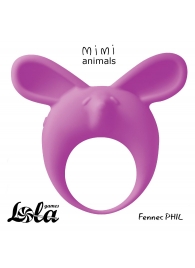 Фиолетовое эрекционное кольцо Fennec Phil - Lola Games - в Астрахани купить с доставкой