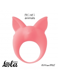 Оранжевое эрекционное кольцо Kitten Kyle - Lola Games - в Астрахани купить с доставкой