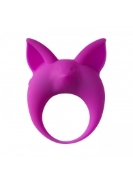 Фиолетовое эрекционное кольцо Kitten Kyle - Lola Games - в Астрахани купить с доставкой