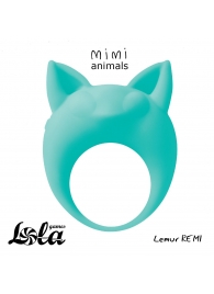Зеленое эрекционное кольцо Lemur Remi - Lola Games - в Астрахани купить с доставкой