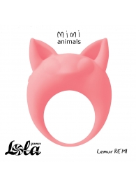 Оранжевое эрекционное кольцо Lemur Remi - Lola Games - в Астрахани купить с доставкой
