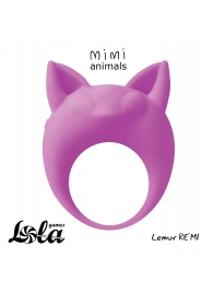 Фиолетовое эрекционное кольцо Lemur Remi - Lola Games - в Астрахани купить с доставкой
