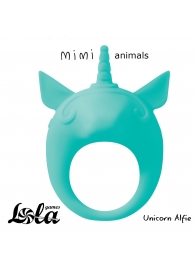 Зеленое эрекционное кольцо Unicorn Alfie - Lola Games - в Астрахани купить с доставкой