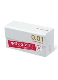 Супер тонкие презервативы Sagami Original 0.01 - 10 шт. - Sagami - купить с доставкой в Астрахани
