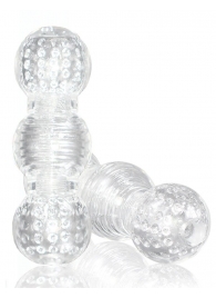 Прозрачный фигурный мастурбатор Master Stroker - Blush Novelties - в Астрахани купить с доставкой