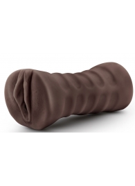 Коричневый мастурбатор-вагина Hot Chocolate Brianna - Blush Novelties - в Астрахани купить с доставкой