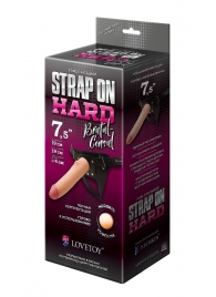 Пояс-трусики с насадкой Hard brutal-consul - 19 см. - LOVETOY (А-Полимер) - купить с доставкой в Астрахани