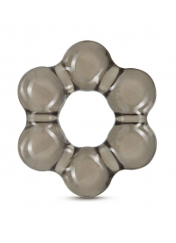 Дымчатое эрекционное кольцо Stay Hard Thick Bead Cock Ring - Blush Novelties - в Астрахани купить с доставкой