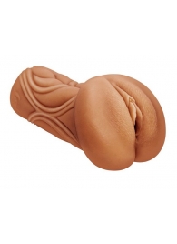 Кофейный мастурбатор-вагина Dumpling - Lola Games - в Астрахани купить с доставкой