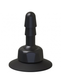 Плаг с присоской для фиксации насадок Deluxe 360° Swivel Suction Cup Plug - Doc Johnson - купить с доставкой в Астрахани