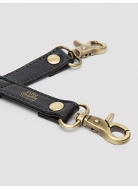 Черный фиксатор для манжет Bound to You Faux Leather Hogtie - Fifty Shades of Grey - купить с доставкой в Астрахани