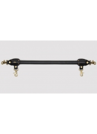 Черная распорка для ног Bound to You Faux Leather Spreader Bar - 50,8 см. - Fifty Shades of Grey - купить с доставкой в Астрахани