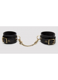 Черные оковы на ноги Bound to You Faux Leather Ankle Cuffs - Fifty Shades of Grey - купить с доставкой в Астрахани