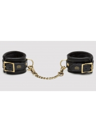 Черные наручники Bound to You Faux Leather Wrist Cuffs - Fifty Shades of Grey - купить с доставкой в Астрахани