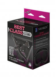 Черный пояс для насадок BEST CLASS STRAP - LOVETOY (А-Полимер) - купить с доставкой в Астрахани