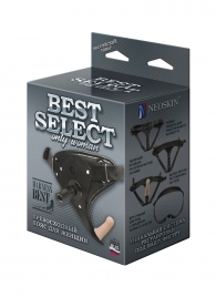 Пояс HARNESS BEST SELECT с вагинальной пробкой - LOVETOY (А-Полимер) - купить с доставкой в Астрахани