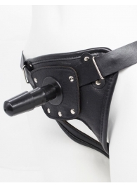 Черный пояс для насадок CLASS STRAP Restyling - LOVETOY (А-Полимер) - купить с доставкой в Астрахани