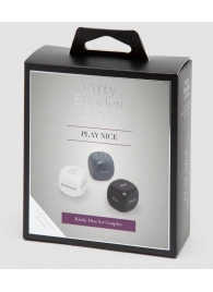 Игральные кубики для пар Play Nice - Fifty Shades of Grey - купить с доставкой в Астрахани