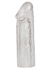 Удлиняющая насадка на пенис Mega Dick Sleeve Transparent - Orion - в Астрахани купить с доставкой
