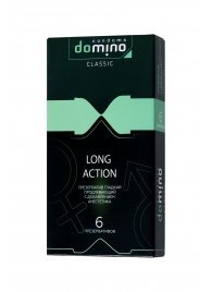 Презервативы с пролонгирующим эффектом DOMINO Classic Long action - 6 шт. - Domino - купить с доставкой в Астрахани
