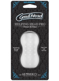 Прозрачный мини-мастурбатор Helping Head Pro - Doc Johnson - в Астрахани купить с доставкой