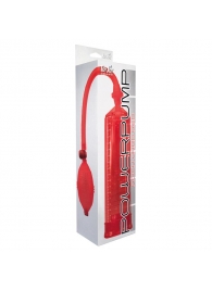 Красная вакуумная помпа Power Pump Red - Toy Joy - в Астрахани купить с доставкой
