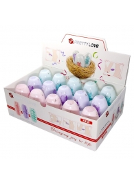 Набор из 15 мини-мастурбаторов Fantastic Egg Hard Boiled - Baile - в Астрахани купить с доставкой