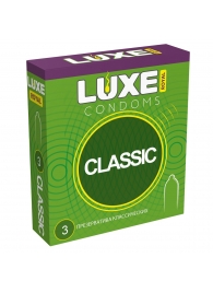 Гладкие презервативы LUXE Royal Classic - 3 шт. - Luxe - купить с доставкой в Астрахани