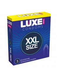Презервативы увеличенного размера LUXE Royal XXL Size - 3 шт. - Luxe - купить с доставкой в Астрахани