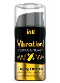 Жидкий интимный гель с эффектом вибрации Vibration! Vodka Energy - 15 мл. - INTT - купить с доставкой в Астрахани