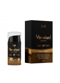 Жидкий интимный гель с эффектом вибрации Vibration! Coffee - 15 мл. - INTT - купить с доставкой в Астрахани