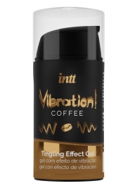 Жидкий интимный гель с эффектом вибрации Vibration! Coffee - 15 мл. - INTT - купить с доставкой в Астрахани